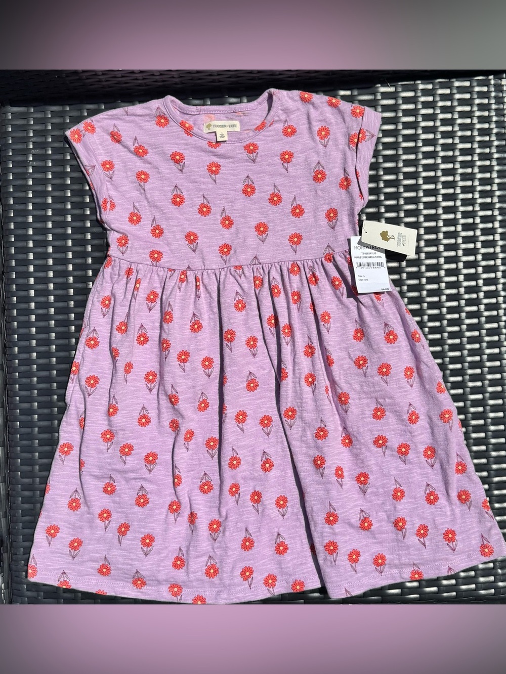 Tucker + Tate Purple Lupine Amelia Floral Dress